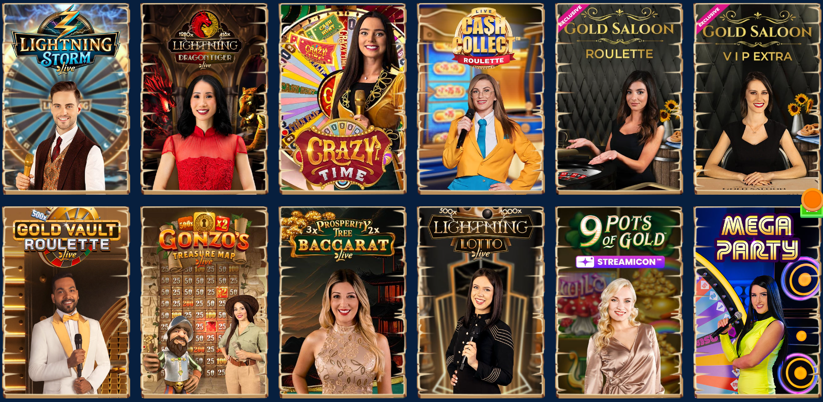 Τα καλύτερα ζωντανά παιχνίδια στο online καζίνο Wazamba